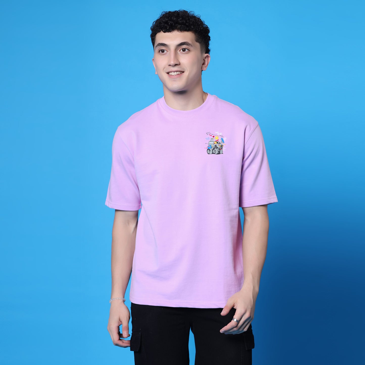 YAIL™ Lilac Skate Monster Oversized T-Shirt