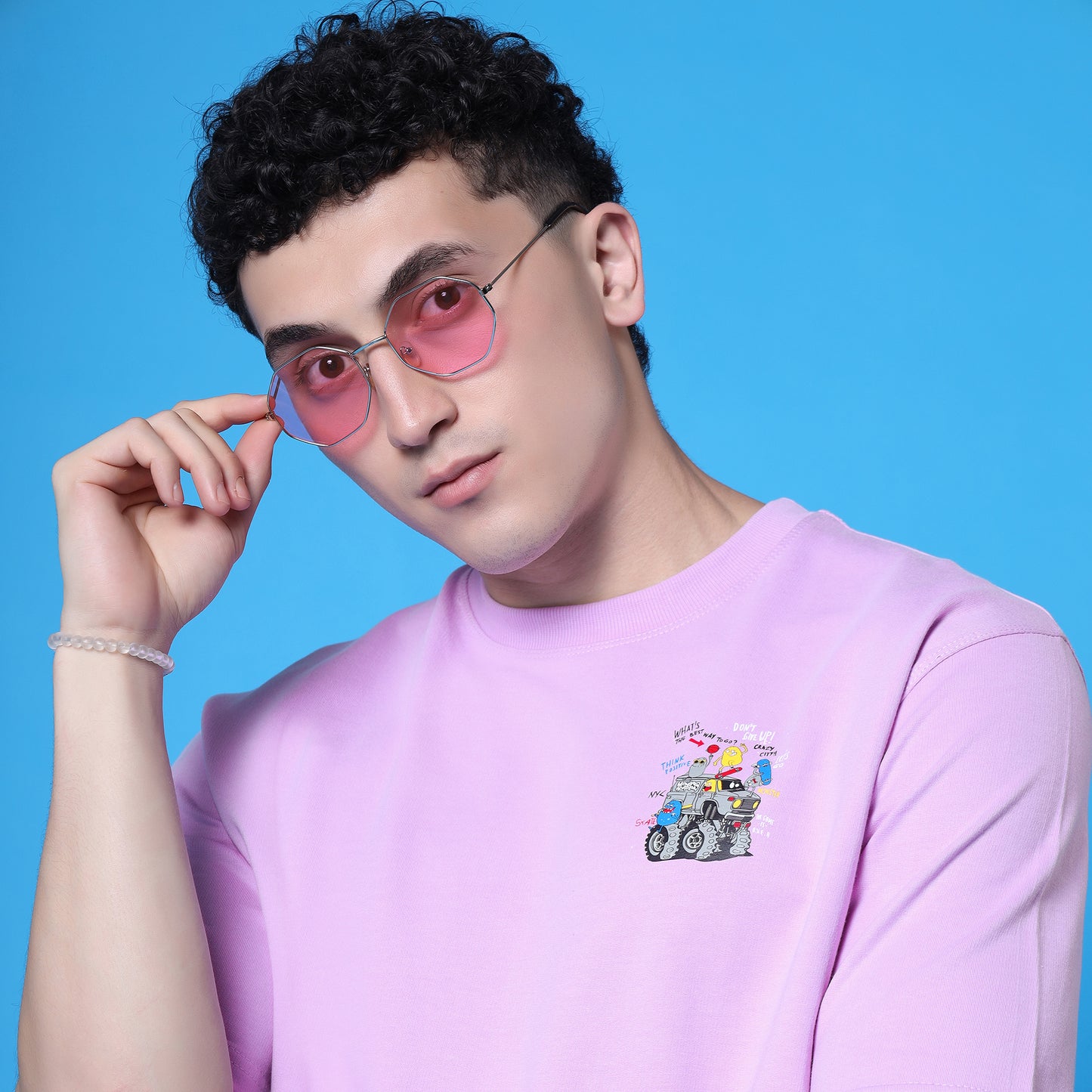 YAIL™ Lilac Skate Monster Oversized T-Shirt