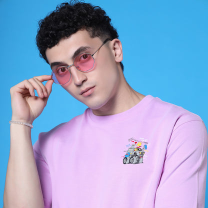 YAIL™ Lilac Skate Monster Oversized T-Shirt