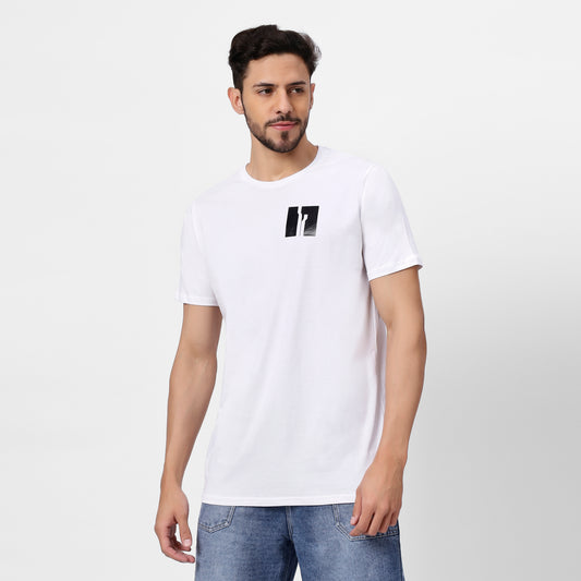 YAIL White Plain Tee - 180 GSM