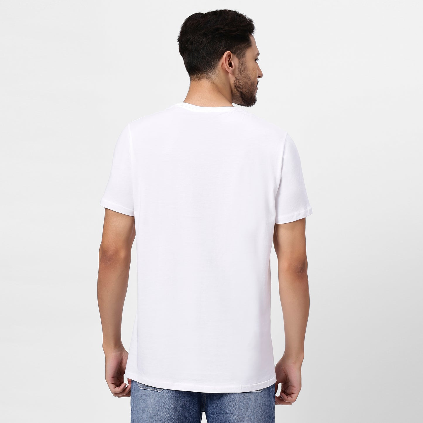 YAIL White Plain Tee - 180 GSM