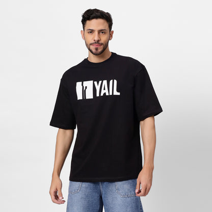 Worldwide Freedom Tee | Black Oversized Streetwear