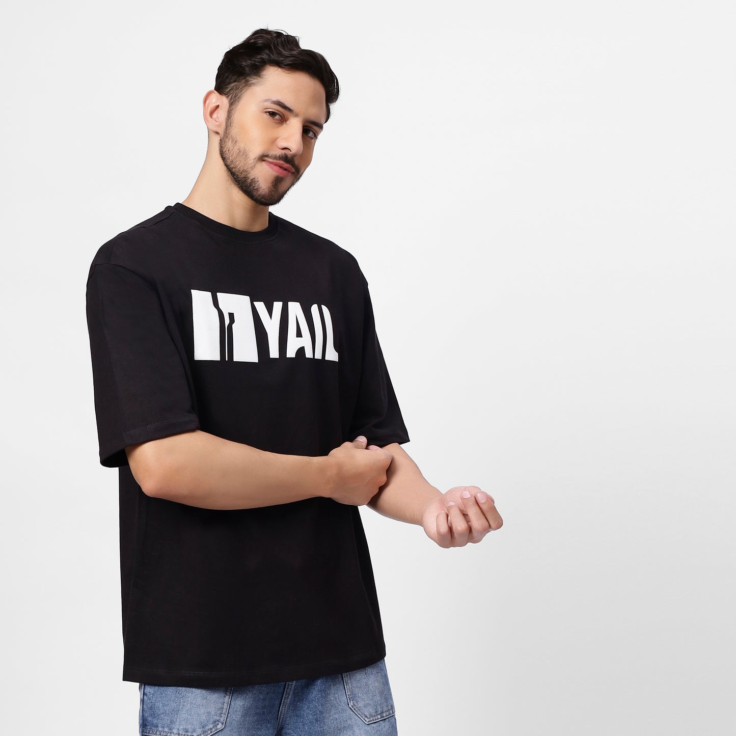 Worldwide Freedom Tee | Black Oversized Streetwear