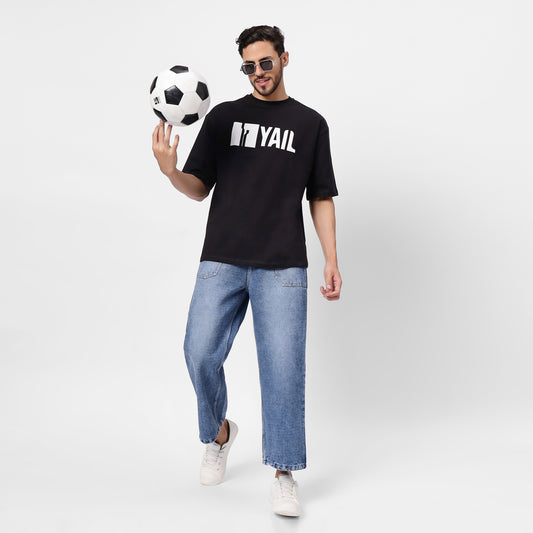 Worldwide Freedom Tee | Black Oversized Streetwear