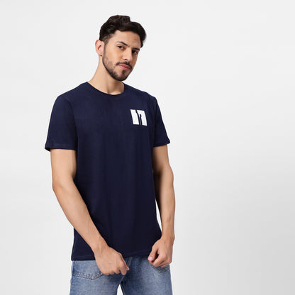 YAIL Navy Essential Tee - 180 GSM