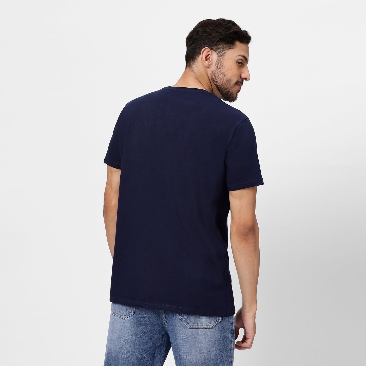 YAIL Navy Essential Tee - 180 GSM