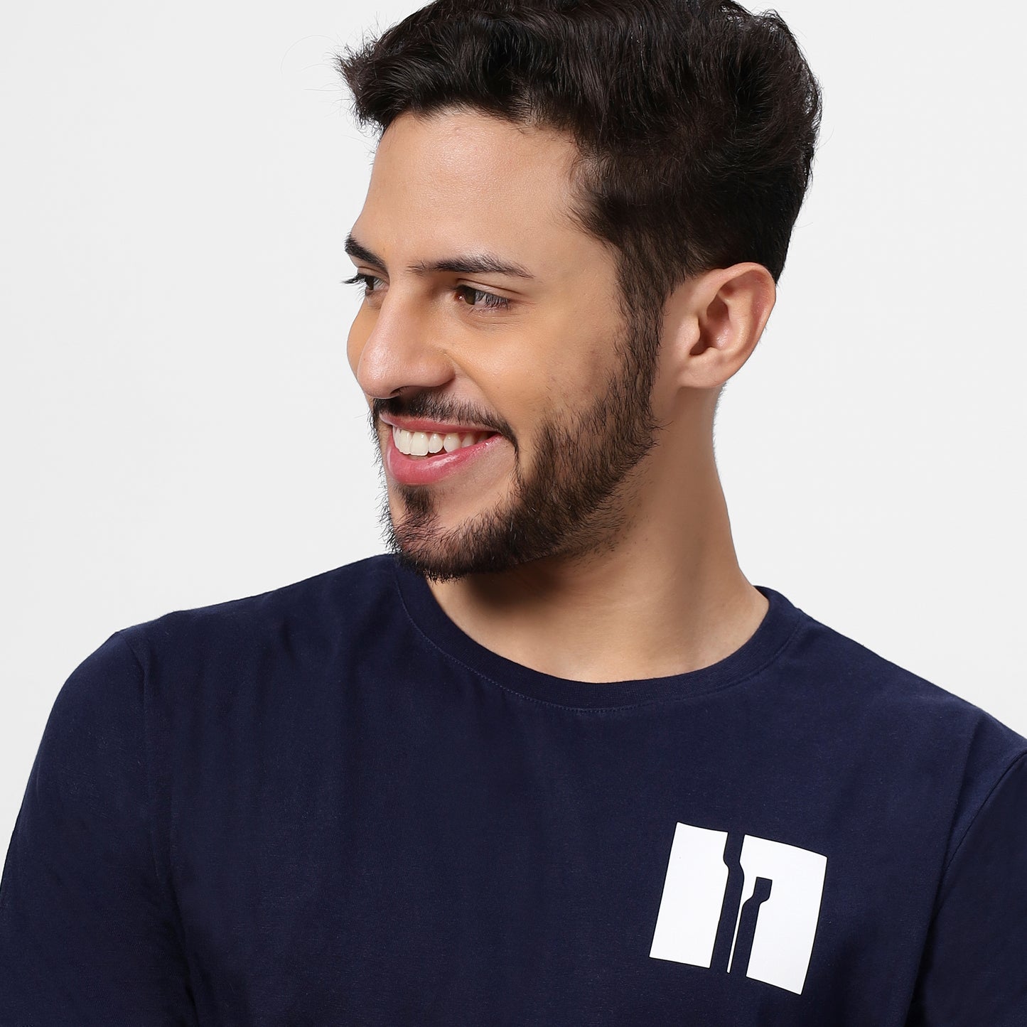 YAIL Navy Essential Tee - 180 GSM