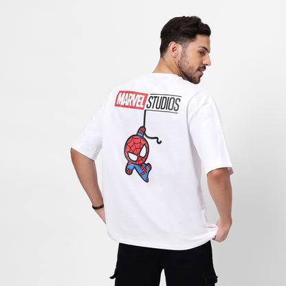 "Marvel Spider-Man Oversized Tee – 240 GSM Terry Cotton"
