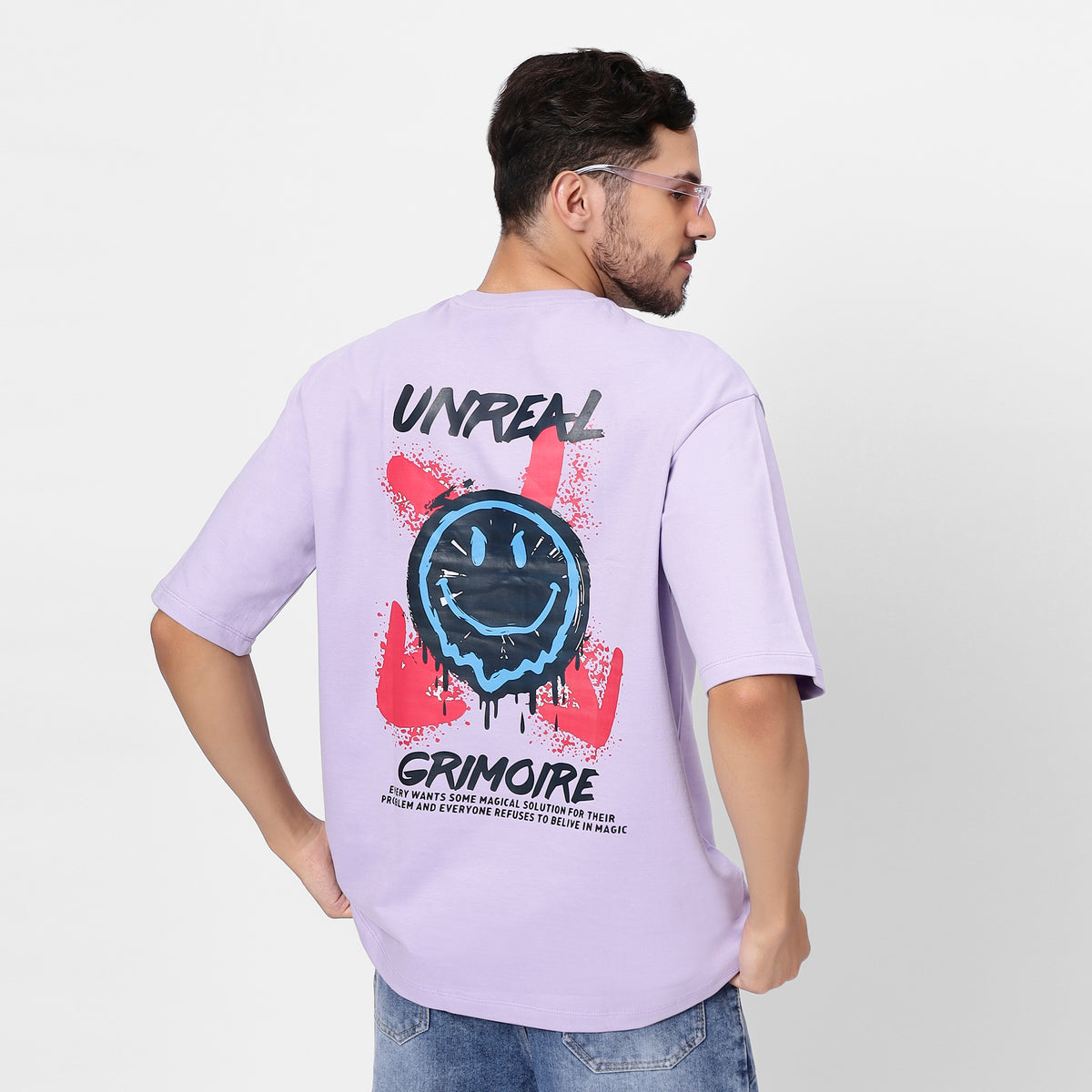 YAIL Unreal Grimoire Oversized T-Shirt – Lavender