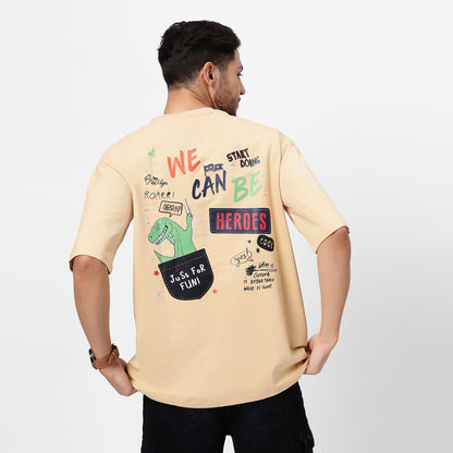 YAIL We Can Be Heroes Oversized T-Shirt | 240 GSM